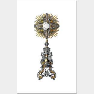 Catholic Monstrance Holy Mass Posters and Art